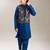 Boys solid kurta with pyjama & nehru jacket