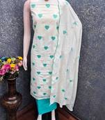 Embroidered Unstitched Dress Material