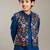 Boys solid kurta with pyjama & nehru jacket