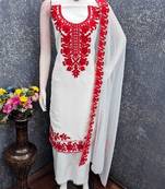 Embroidered Unstitched Dress Material