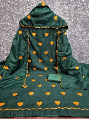 Embroidered Art Silk Unstitched Dress Material 3
