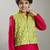 Boys solid kurta with pyjama & nehru jacket
