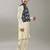Boys printed regular kurta with pyjamas & nehru jacket