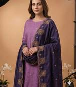 Embellished Unstitched Dress Material