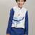 Boys printed mandarin collar regular kurta with pyjamas & nehru jacket