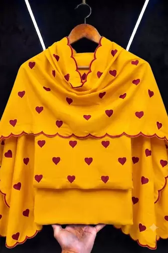 Embroidered Unstitched Dress Material