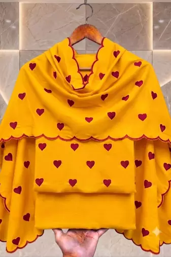Embroidered Unstitched Dress Material