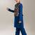 Boys band collar kurta with pyjamas & nehru jacket