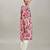 Boys floral printed mandarin collar regular kurta with pyjamas