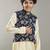 Boys solid kurta with pyjama & nehru jacket