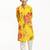 Boys floral printed kurta with pyjama