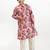 Boys floral printed kurta with pyjama
