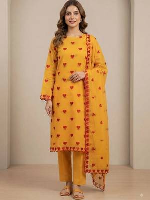Embroidered Unstitched Dress Material 1