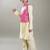 Boys printed kurta with pyjamas & nehru jacket