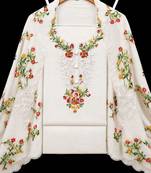 Embroidered Unstitched Dress Material