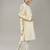 Boys ethnic motifs woven design mandarin collar straight kurta with pyjamas