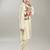 Boys printed mandarin collar kurta with pyjamas & jacket