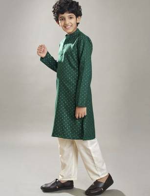 Boys regular kurta with pyjamas 4