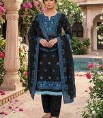 Art Silk Unstitched Dress Material