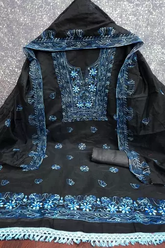 Art Silk Unstitched Dress Material