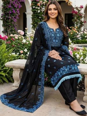 Art Silk Unstitched Dress Material 4