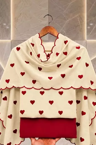Embroidered Unstitched Dress Material