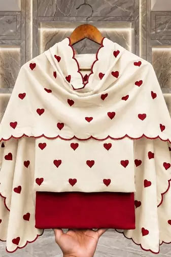 Embroidered Unstitched Dress Material