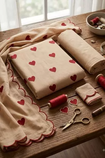 Embroidered Unstitched Dress Material