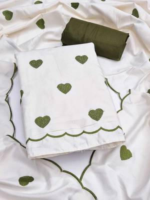 Embroidered Unstitched Dress Material 2