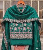 Embellished Unstitched Dress Material