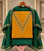 Embellished Unstitched Dress Material