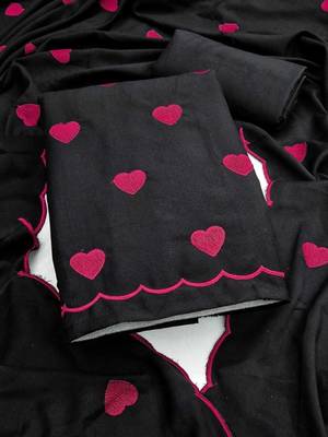 Embroidered Unstitched Dress Material 3