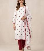 Embroidered Unstitched Dress Material