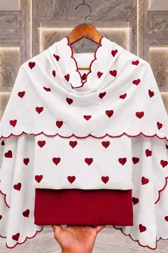 Embroidered Unstitched Dress Material