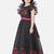 Girls floral embroidered sleeveless maxi net dress