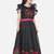 Floral printed keyhole neck fit & flare maxi dress