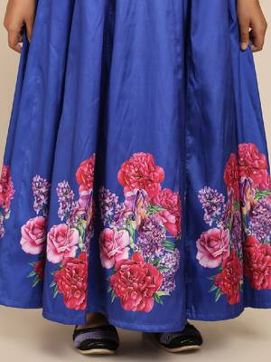 Embroidered fit & flare maxi dress 3