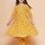 Girls ethnic motifs printed gotta patti pure cotton kurta with trousers