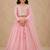 Girls embroidered thread work ready to wear lehenga & blouse with dupatta
