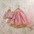Girls embroidered thread work ready to wear lehenga & blouse with dupatta