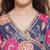 Floral printed angrakha gotta patti pure cotton kurta with sharara