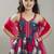 Girls floral printed regular kurta set and dupatta