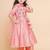 Girls embroidered angrakha gotta patti kurta with trousers & dupatta