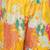Girls yellow floral printed angrakha gotta patti kurta with sharara & with dupatta