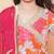 Girls floral printed angrakha anarkali kurta & sharara with dupatta