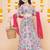 Girls floral printed ready to wear lehenga & blouse with dupatta