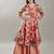 Girls floral printed a-line kurta with sharara