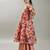 Girls floral printed a-line kurta with sharara
