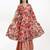 Girls floral printed a-line kurta with sharara