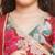 Girls floral printed angrakha gotta patti kurta & sharara with dupatta